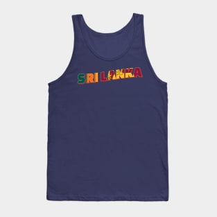 Sri Lanka Vintage style retro souvenir Tank Top